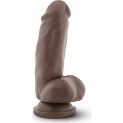 Blush Dr. Skin Mr. Smith Ρεαλιστικό Dildo με Βεντούζα & Όρχεις 18cm Chocolate