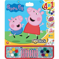 AS Giga Block Drawing Set Peppa Pig 4 In 1 (1023-62735)