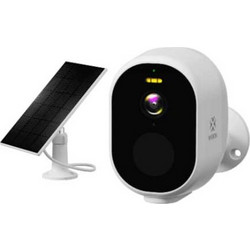 WOOX R4252W IP Κάμερα Ασφαλείας Wi-Fi 3MP Αδιάβροχη Νυκτός με Ηλιακό Πάνελ