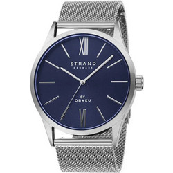 Strand by Obaku Ανδρικό Ρολόι με Ασημί Μεταλλικό Μπρασελέ S720GXCLMC