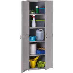ΝΤΟΥΛΑΠΑ ΜΕ 4 ΡΑΦΙΑ RATTAN GREY Νο 5610 ΙΤΑΛΙΑΣ 65x45x172Y