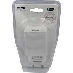 SGL F2 Φορτιστής Χωρίς Καλώδιο με 2 Θύρες USB-A White