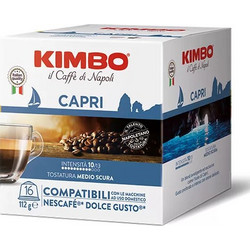 Kimbo Κάψουλες Espresso Capri Συμβατές με Μηχανή Dolce Gusto 96τμχ
