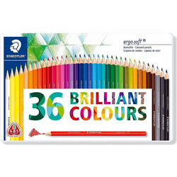Staedtler Ergo Soft Ξυλομπογιές Σετ 36τμχ