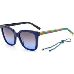 Missoni MMI0003/S Blue Γυναικεία Γυαλιά Ηλίου Τετράγωνα Κοκάλινα Μπλε με Μπλε Polarized Φακό