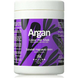 Kallos KJMN Argan Color Μάσκα Μαλλιών για Προστασία Χρώματος & Επανόρθωση για Βαμμένα Μαλλιά 1lt