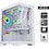 Armaggeddon Aquaron White Gaming Midi Tower Κουτί Υπολογιστή με Πλαϊνό Παράθυρο