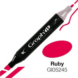Μαρκαδόρος Graph It Twin Tip Ruby 5245