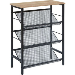 Liberta Plexus Παπουτσοθήκη Μεταλλική Μ60xΠ30xΥ80cm 10-0048