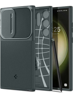 Spigen Optik Armor Back Cover Abyss Green (Samsung Galaxy S23 Ultra)