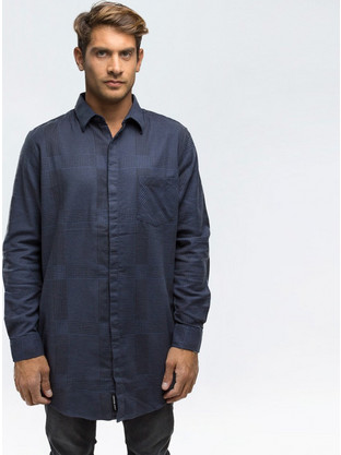 Cheap Monday Ανδρικό Πουκάμισο Μακρυμάνικο 0336492 Blue