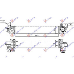 Ψυγειο Intercooler 1.5 (216/218i) Βενζινη (585x98x95) Mini Clubman (F54) 15- - 697006210