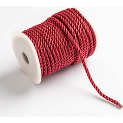 Kyriacou - Κορδόνι Στριφτό 5mmX25M Burgundy MCORXXXX-XX5X25-71XXXX