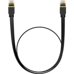 Baseus Flat U/UTP Cat.7 Καλώδιο Δικτύου Ethernet 5m Black 6932172637279