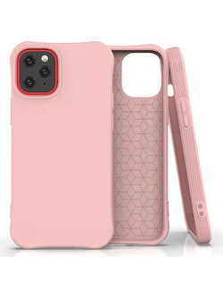 Hurtel Soft Touch Back Cover Pink (iPhone 12 mini)