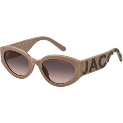 Marc Jacobs MARC694 NOY/HA Γυναικεία Γυαλιά Ηλίου Οβάλ Κοκάλινα Καφέ με Καφέ Degradee Φακό