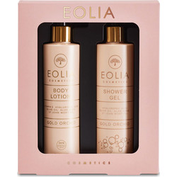 Eolia Cosmetics Gold Orchid Body Lotion & Shower Gel Gift Box