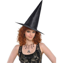 Καπέλο μάγισσας μαύρο Ενηλίκων - Halloween 1τεμ