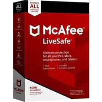 McAfee LiveSafe 2023 (Unlimited Devices / 1 Year)
