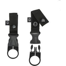 Belt and Molle Loop Bottle Holder Brandit 2τμχ Μαύρο
