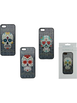 257479 ΘΗΚΗ ΠΛΑΣΤΙΚΗ 3D ΓΙΑ I PHONE 5 - 5S, 4 ΣΧΕΔΙΑ (ΣΕΤ 4 ΤΕΜΑΧΙΩΝ)