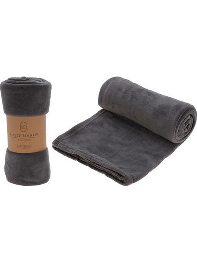 359152 ΡΙΧΤΑΡΙ FLEECE I 125X150ΕΚ. ΓΚΡΙ
