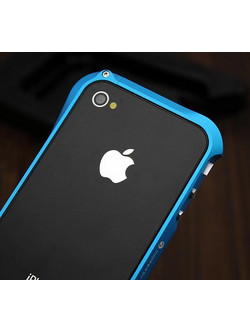 Deff Μεταλλική Θήκη Bumper Cleave για iPhone 4/4S - Γαλάζιο