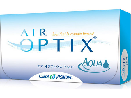 Alcon & Ciba Vision Air Optix Aqua Μηνιαίοι Φακοί Επαφής Σιλικόνης Υδρογέλης 6τμχ