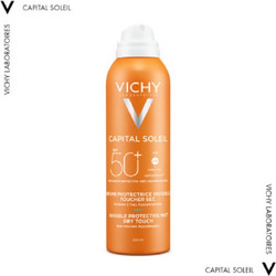 Vichy Ideal Soleil Αντηλιακό Spray Σώματος SPF50 200ml