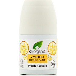 Dr. Organic Vitamin E Φυσικό Γυναικείο Αποσμητικό Roll On Χωρίς Αλουμίνιο 50ml
