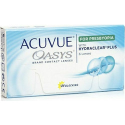 Acuvue Oasys for Presbyopia 15θήμεροι Φακοί Επαφής Πολυεστιακοί Σιλικόνης Υδρογέλης με Φίλτρο UV 6τμχ