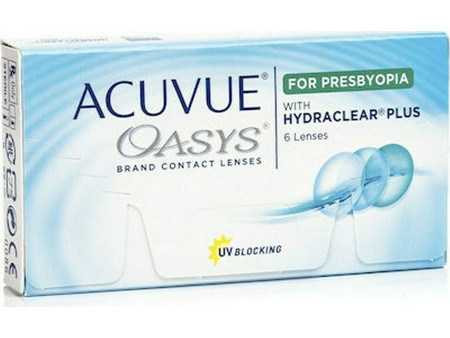 Acuvue Oasys for Presbyopia 15θήμεροι Φακοί Επαφής Πολυεστιακοί Σιλικόνης Υδρογέλης με Φίλτρο UV 6τμχ