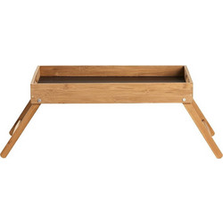 Day Δίσκος Σερβιρίσματος Bamboo/Mdf 32x48x6 Εκ. Με Αναδιπλούμενα Πόδια