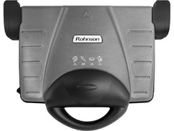 Rohnson R-2330 Τοστιέρα Γκριλιέρα με Αποσπώμενες Πλάκες για 4 Τοστ 2000W
