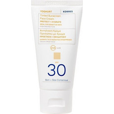 Korres Yoghurt Αντηλιακή Κρέμα Προσώπου με Χρώμα SPF30 50ml