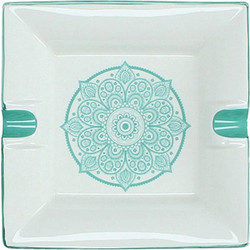 ZAROS Τασάκι από πορσελάνη Mandala Βεραμάν 17.5cm WER-7630