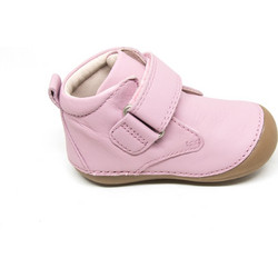 Kickers Sabio Παιδικά Μποτάκια Ροζ Δερμάτινα με Σκρατς 584341-10-131