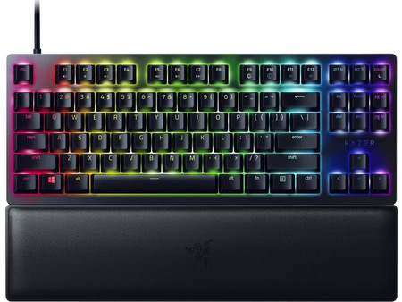 Razer Huntsman V2 TKL Μηχανικό Gaming Πληκτρολόγιο TenKeyLess με Razer Clicky Optical Διακόπτες RGB Black