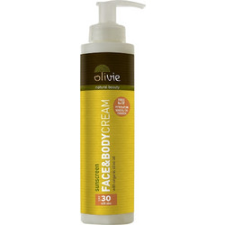 Olivie Face & Body Αντηλιακή Κρέμα Προσώπου & Σώματος Spf30 200ml