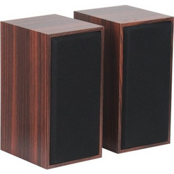 YM-101 Ηχεία Υπολογιστή 2.0 6W Black Dark Brown
