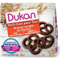 Dukan Pretzels Βρώμης με Επικάλυψη Σοκολάτας 100g