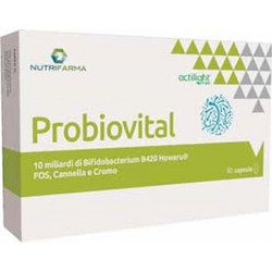 Nutrifarma Probiovital Προβιοτικά Πρεβιοτικά & Φυτικές Ίνες 30 Κάψουλες