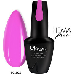 Mixcoco Soak-Off Led Uv Color Coat SC-505 Ημιμόνιμο Βερνίκι Νυχιών 15ml