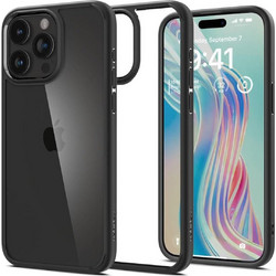 Spigen Crystal Hybrid Back Cover Matte Black (iPhone 15 Pro Max)