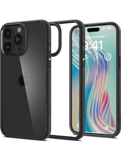 Spigen Crystal Hybrid Back Cover Matte Black (iPhone 15 Pro Max)