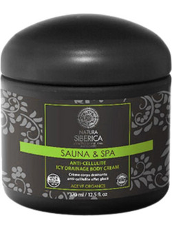 Natura Siberica Sauna & Spa Anti-Cellulite Icy Drainage Κρέμα Σώματος κατά της Κυτταρίτιδας 370ml