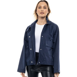 Biston Γυναικείο Μπουφάν Κοντό Navy Μπλε 47-101-005-78