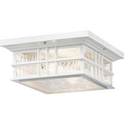 Πλαφονιέρα Φωτιστικό Οροφής 1xE27 IP44 Beacon Square Elstead Lighting-KL-BEACON-SQUARE-F-WHT-Λευκό KL-BEACON-SQUARE-F-WHT