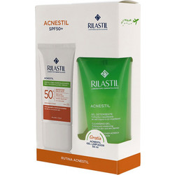 Rilastil Sun System Acnestil Sunscreen Spf50 50ml + Acnestil Cleansing Gel 50ml