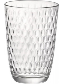 Bormioli Rocco Σετ Ποτήρια Νερού Γυάλινα Slot 395ml 6τμχ BR00132901
